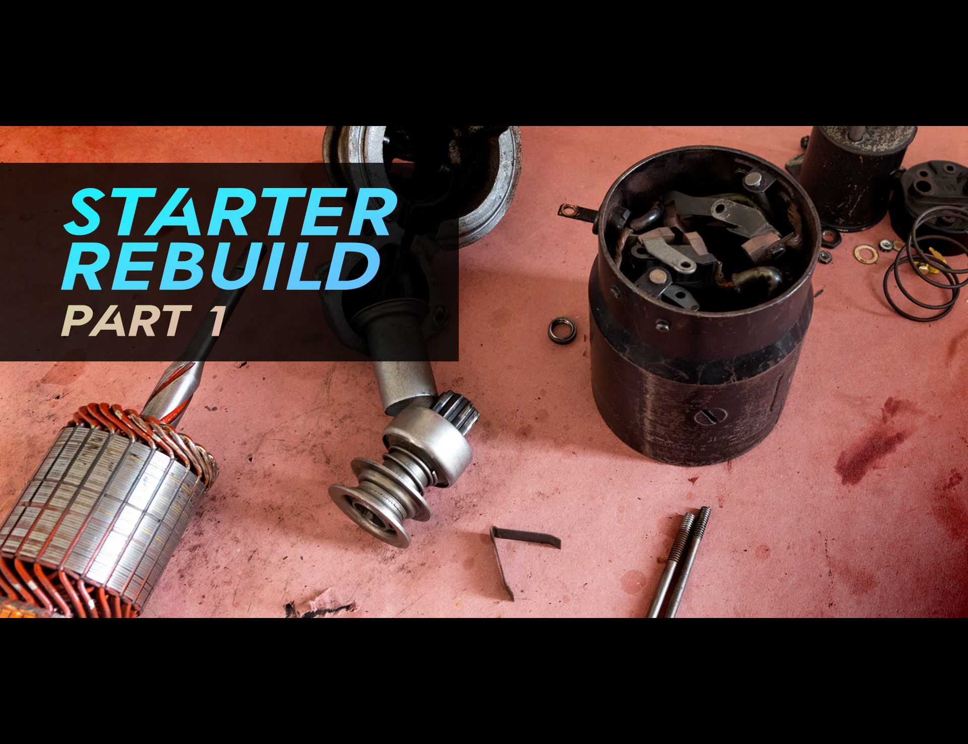 How To Rebuild A GM Starter Part 1 of 2 Caddy Daddy Presents